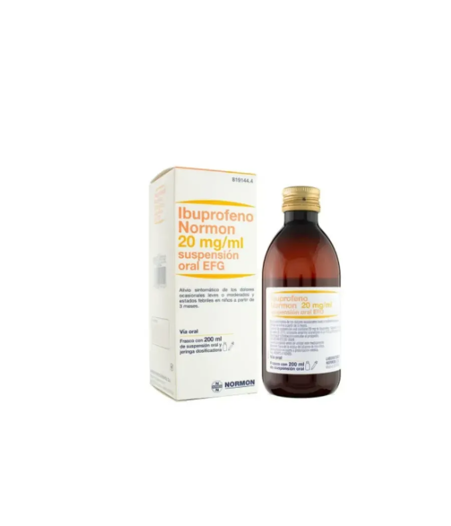 IBUPROFENO NORMON 20 MG/ML SUSPENSION ORAL 200 ML
