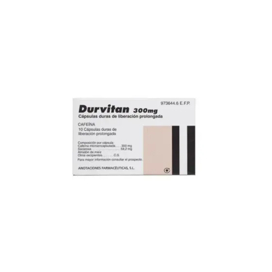 DURVITAN 300 MG 10 CAPSULAS