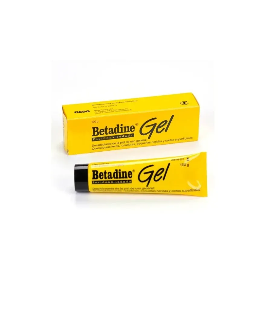 BETADINE 100 MG/G GEL TOPICO 100 GR
