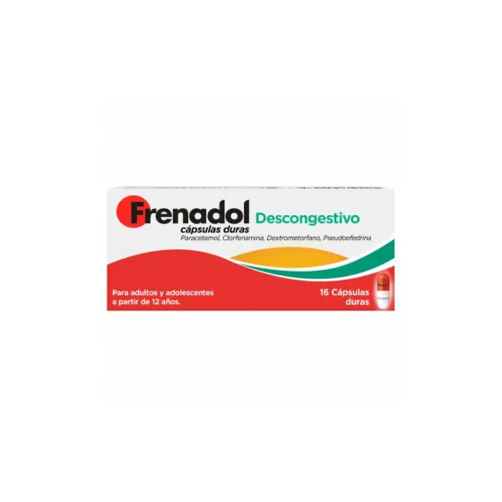 FRENADOL DESCONGESTIVO 16 CAPSULAS DURAS
