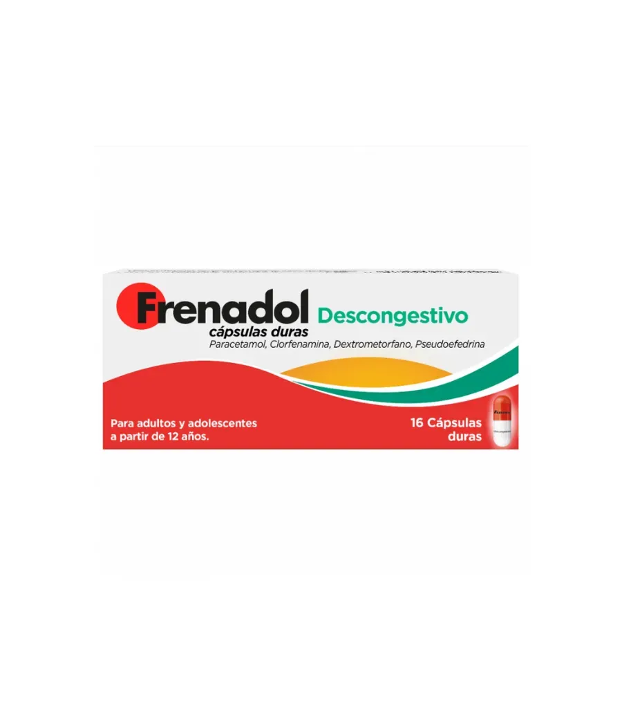 FRENADOL DESCONGESTIVO 16 CAPSULAS DURAS