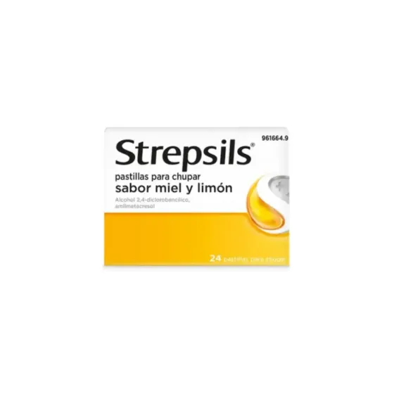 STREPSILS MIEL LIMON 24 PASTILLAS PARA CHUPAR