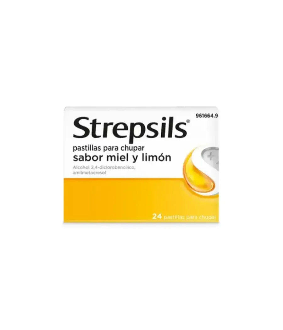 STREPSILS MIEL LIMON 24 PASTILLAS PARA CHUPAR