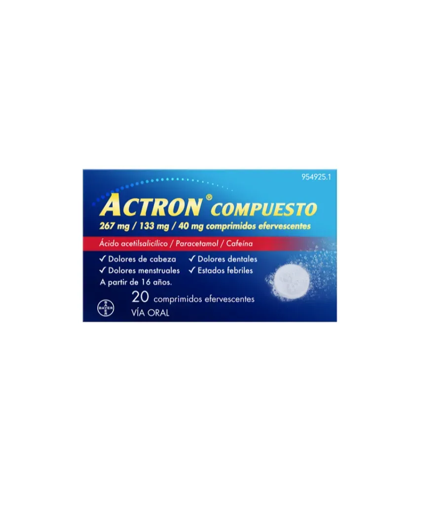 ACTRON COMPUESTO 20 COMPRIMIDOS EFERVESCENTES