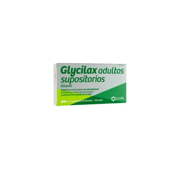 GLYCILAX ADULTOS SUPOSITORIOS GLICERINA 12 UNIDADES