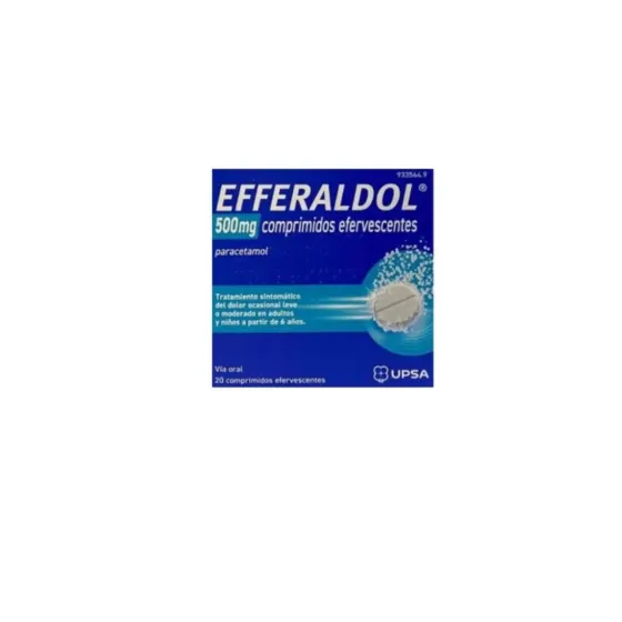 EFFERALDOL 500 MG 20 COMPRIMIDOS EFERVESCENTES