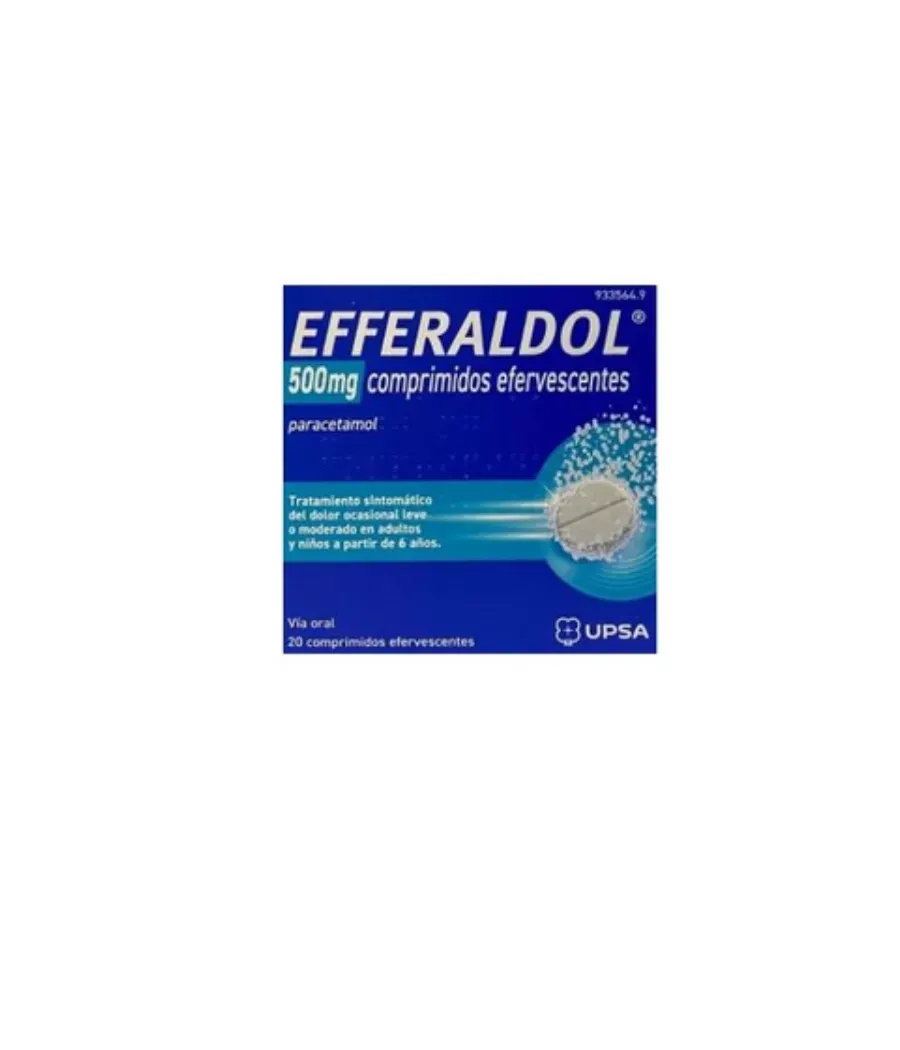 EFFERALDOL 500 MG 20 COMPRIMIDOS EFERVESCENTES