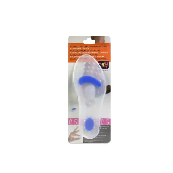 NEH FEET PLANTILLA ANATOMICA LARGA DE SILICONA 2 UNIDADES TALLA 2
