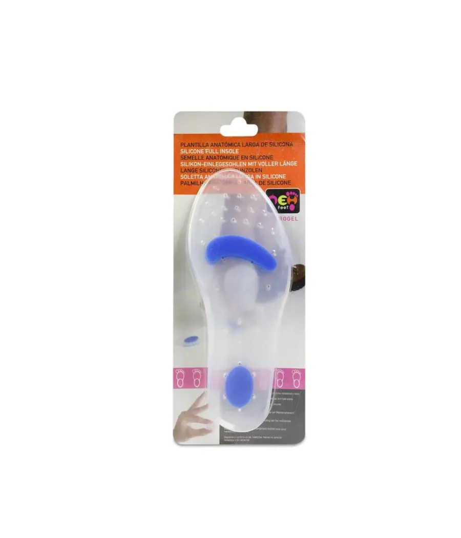 NEH FEET PLANTILLA ANATOMICA LARGA DE SILICONA 2 UNIDADES TALLA 0