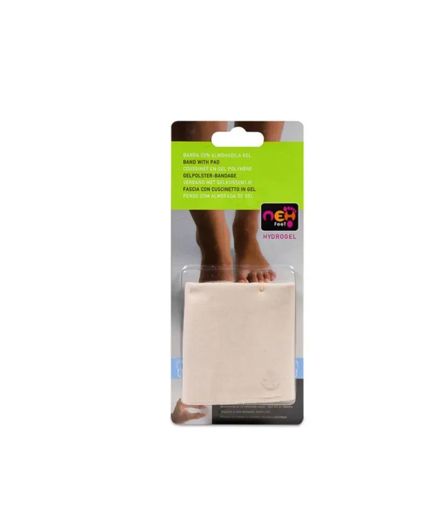 NEH FEET BANDA CON ALMOHADILLA GEL 2 UNIDADES TALLA PEQUEÑA
