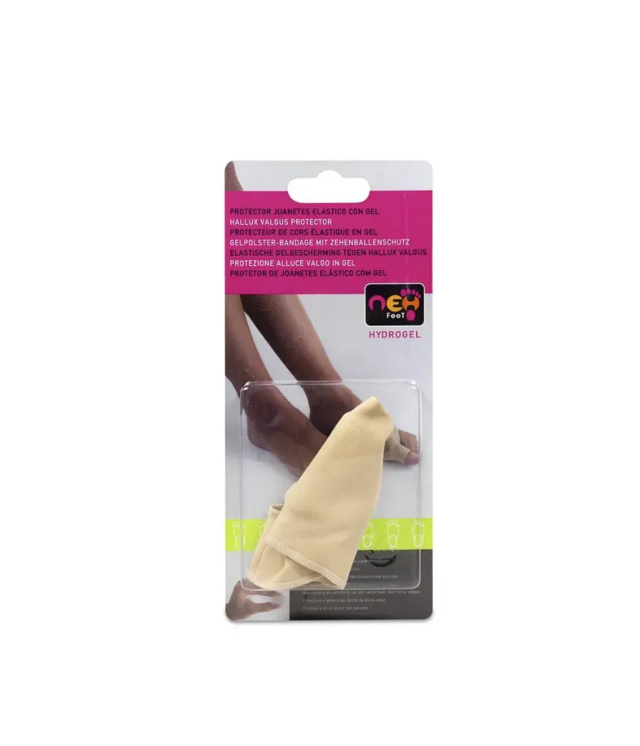 NEH FEET JUANETES PROTECTOR ELASTICO CON GEL  1 UNIDAD TALLA PEQUEÑA
