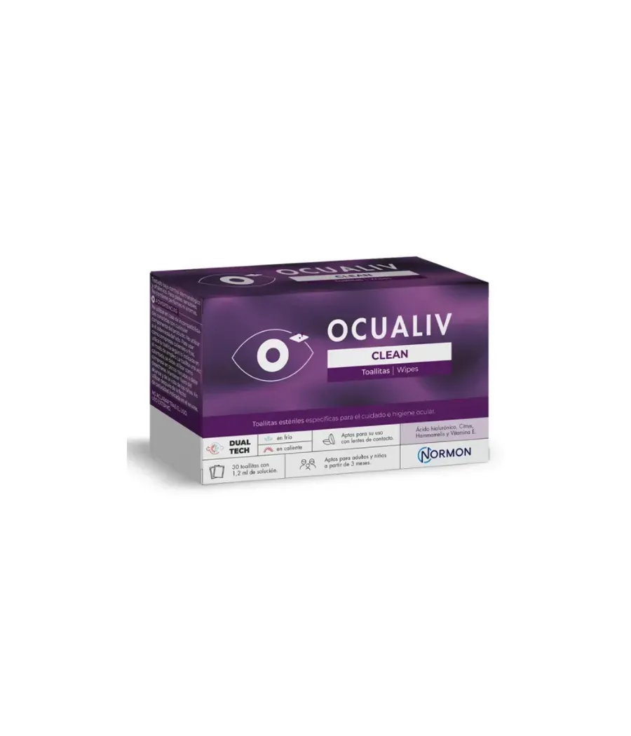 OCUALIV CLEAN 30 TOALLITAS
