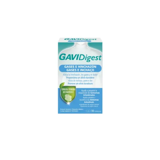 GAVIDIGEST GASES E HINCHAZON 30 CAPSULAS