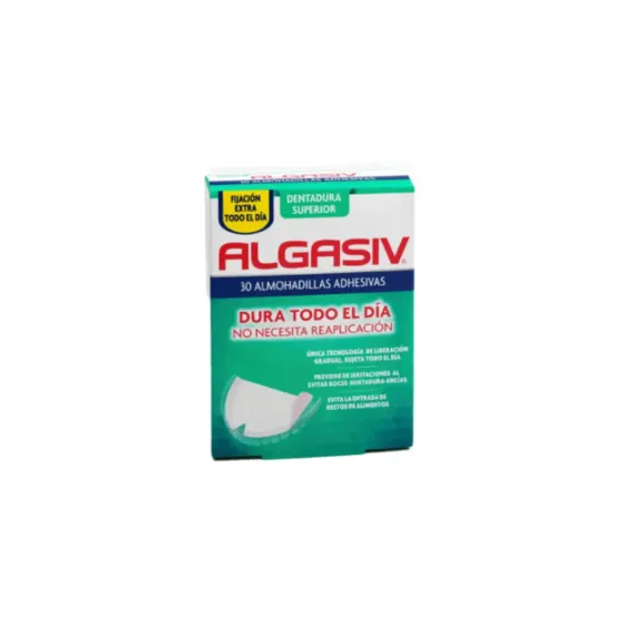 ALGASIV ALMOHADILLAS ADHESIVAS SUPERIORES 30 UNIDADES