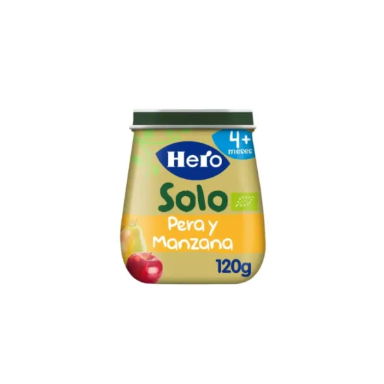 HERO BABY POTITO SOLO PERA Y MANZANA 120 GR