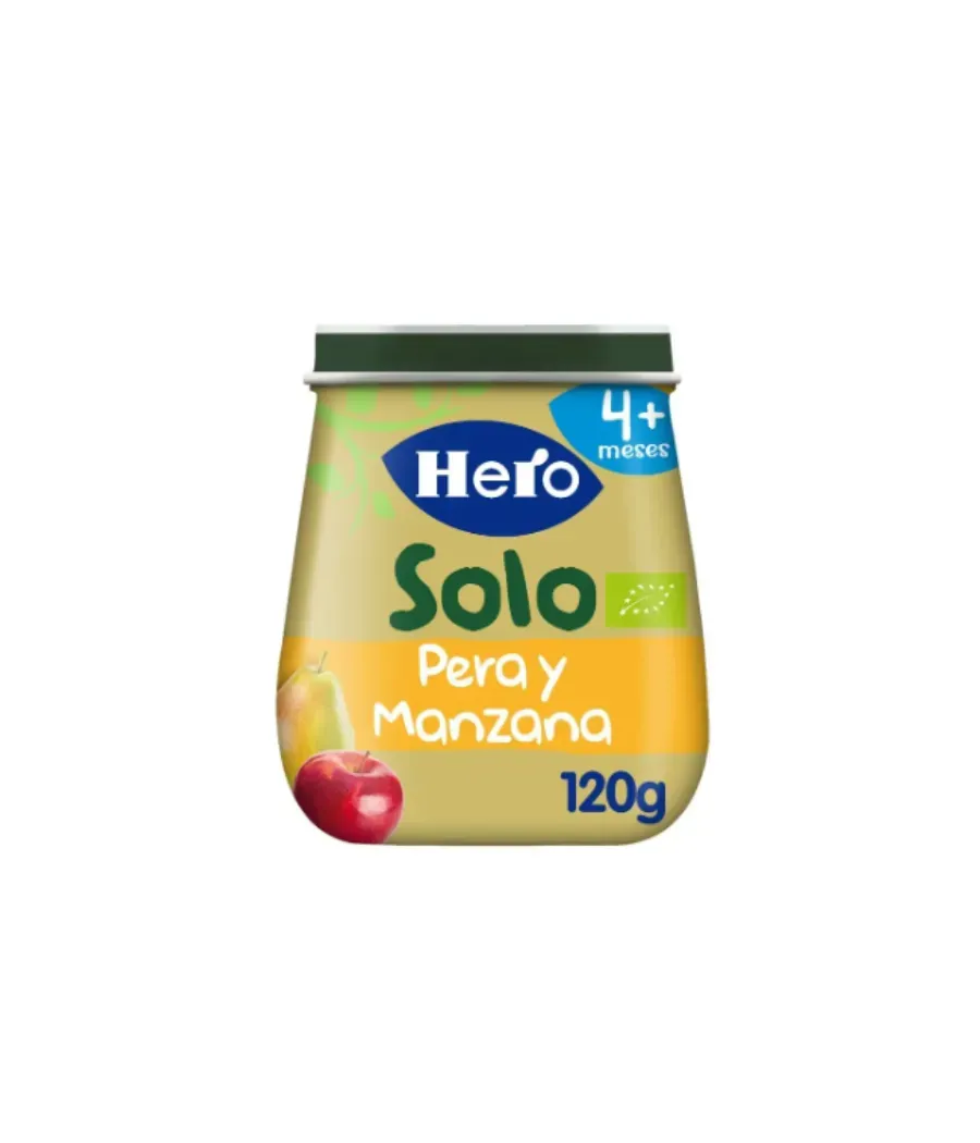 HERO BABY POTITO SOLO PERA Y MANZANA 120 GR