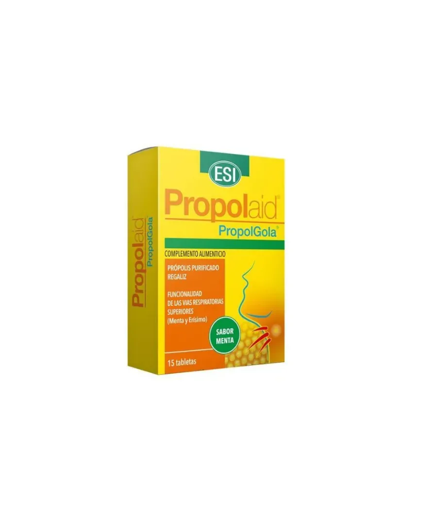 ESI PROPOLAID PROPOLGOLA COMPRIMIDOS MASTICABLES MENTA 15 UNIDADES