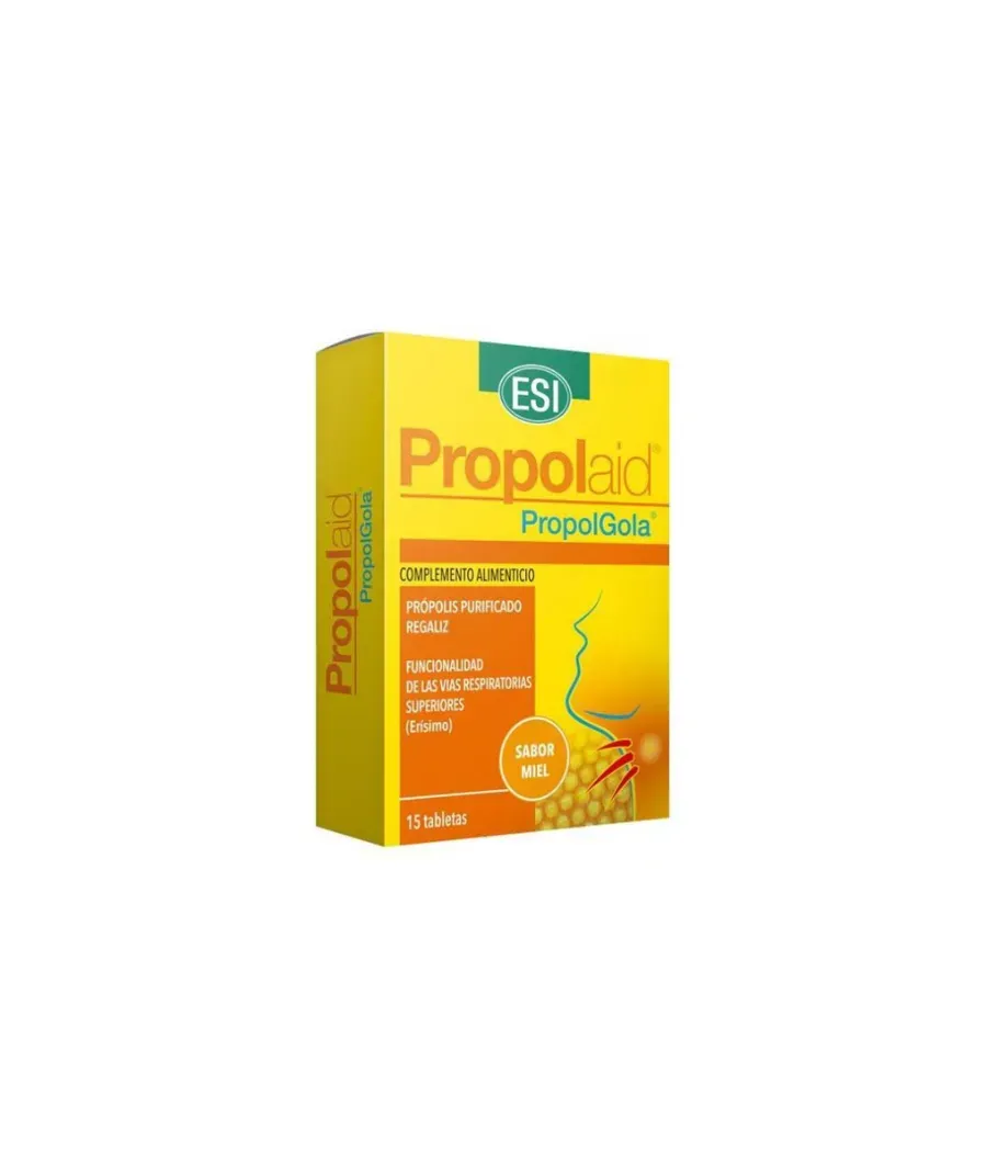 ESI PROPOLAID PROPOLGOLA COMPRIMIDOS MASTICABLES SABOR MIEL 15 UNIDADES