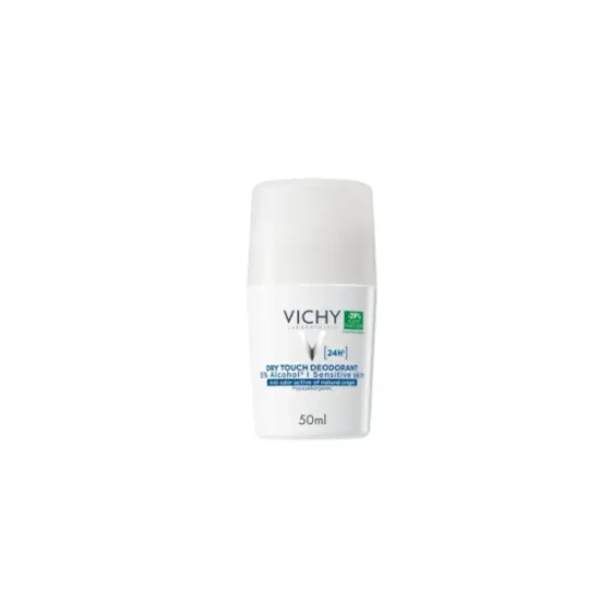 VICHY DESODORANTE 24 H SIN SALES DE ALUMINIO ROLL ON 50 ML