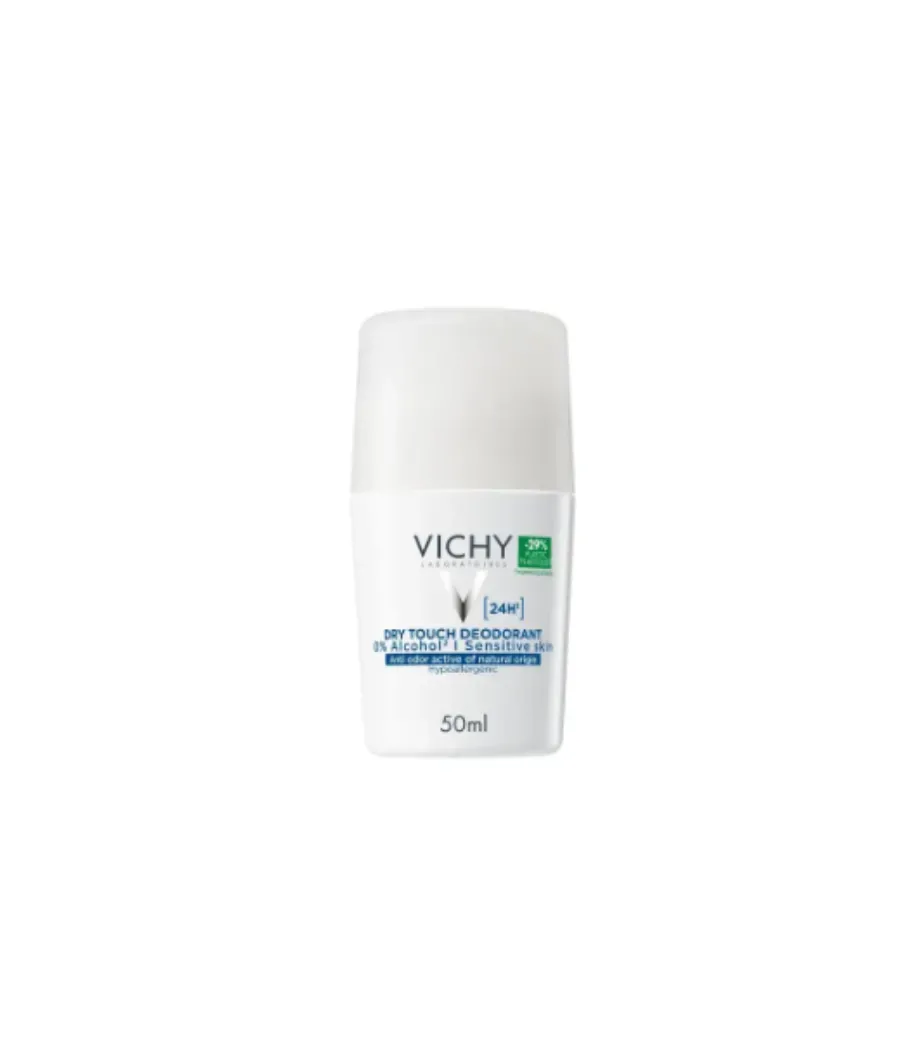 VICHY DESODORANTE 24 H SIN SALES DE ALUMINIO ROLL ON 50 ML