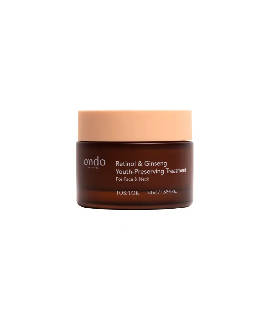 ONDO BEAUTY 36.5 RETINOL & GINSENG YOUTH PRESERVING TREATMENT 50 ML