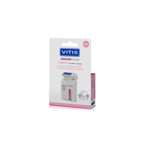 VITIS SEDA DENTAL CON FLUOR Y MENTA SUAVE 50 METROS