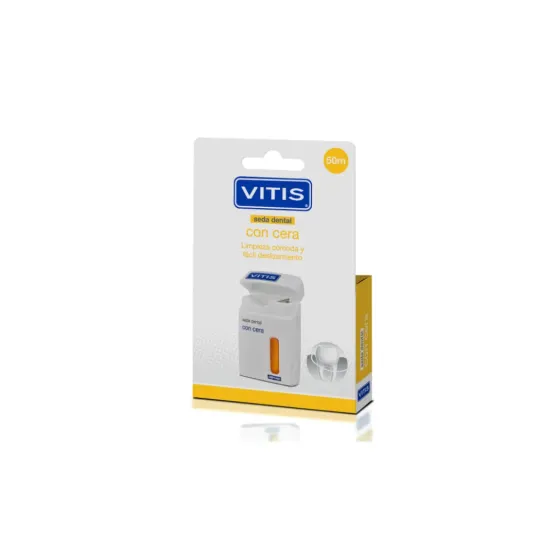 VITIS SEDA DENTAL CON CERA 50 METROS