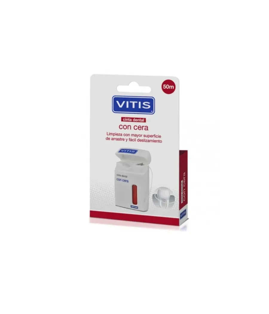VITIS CINTA DENTAL CON CERA 50 METROS