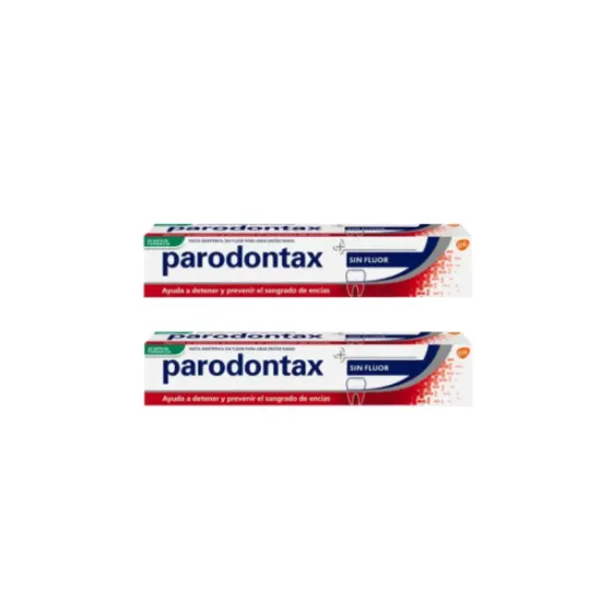 PARODONTAX SIN FLUOR PASTA DENTIFRICA 2 TUBOS 75 ML