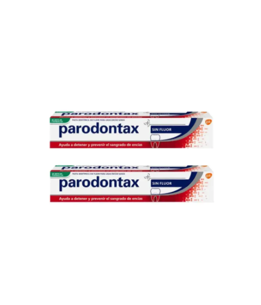 PARODONTAX SIN FLUOR PASTA DENTIFRICA 2 TUBOS 75 ML
