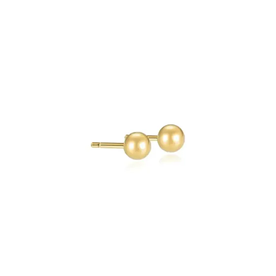PENDIENTE KOMMO INFANTIL BOLA ORO