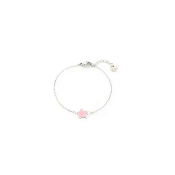PULSERA KOMMO ESTRELLA ROSA 1 UNIDAD