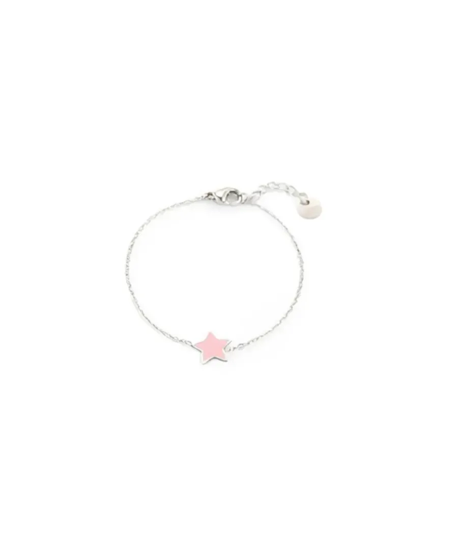 PULSERA KOMMO ESTRELLA ROSA 1 UNIDAD