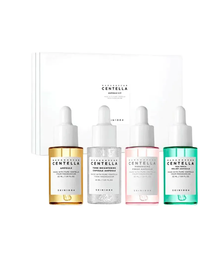 SKIN 1004 MADAGASCAR CENTELLA AMPOULE KIT 4 x 30 ML