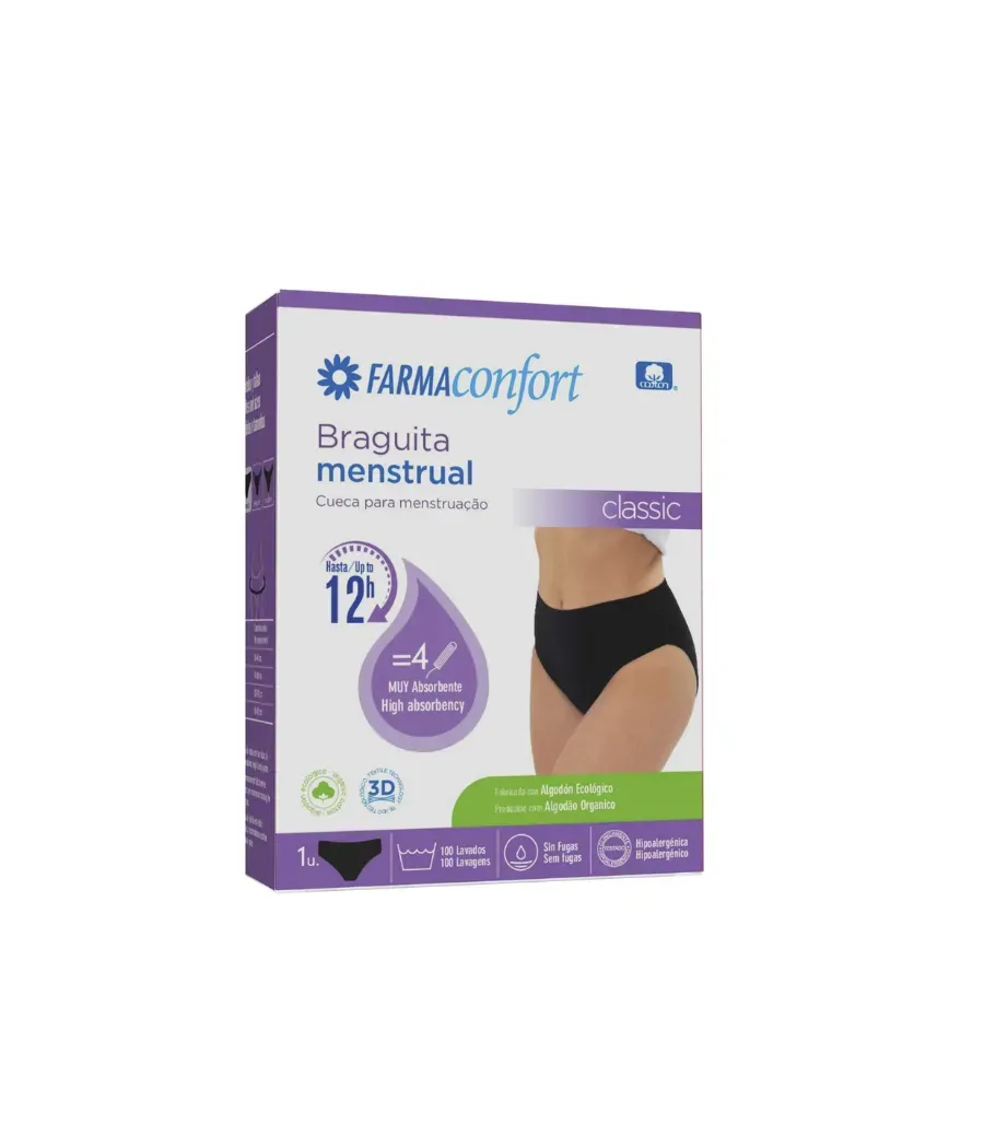 FARMACONFORT BRAGA MENSTRUAL TALLA S 1 UNIDAD