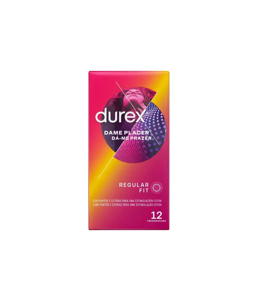 DUREX DAME PLACER PRESERVATIVOS 12 UNIDADES
