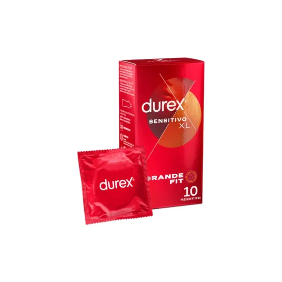 DUREX SENSITIVO XL PRESERVATIVOS 10 UNIDADES