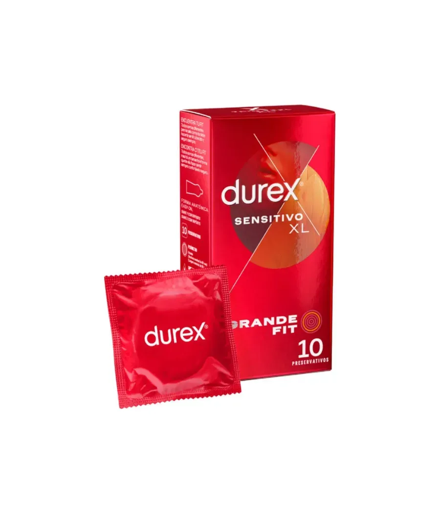 DUREX SENSITIVO XL PRESERVATIVOS 10 UNIDADES