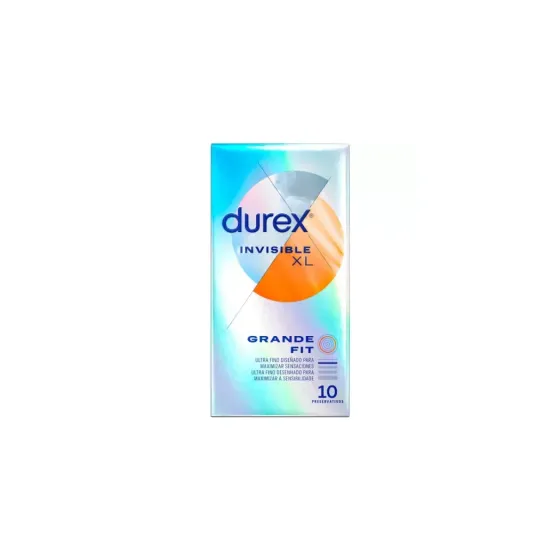 DUREX INVISIBLE XL 10 UNIDADES