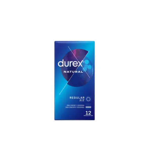 DUREX NATURAL PLUS PRESERVATIVOS 12 UNIDADES