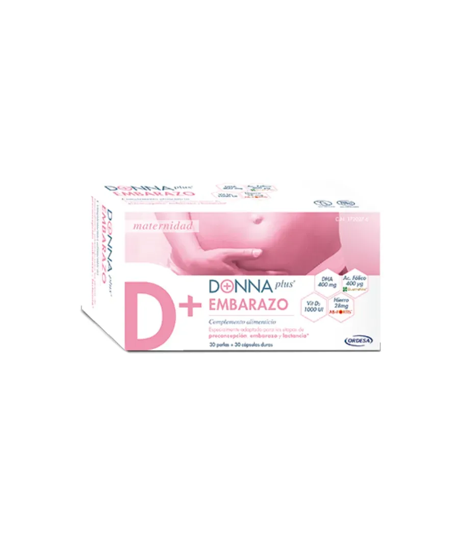 DONNA PLUS+ EMBARAZO  30 PERLAS + 30 CAPSULAS DURAS