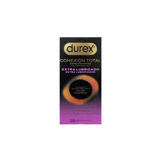 DUREX CONEXION TOTAL EXTRA LUBRICADO 10 UNIDADES