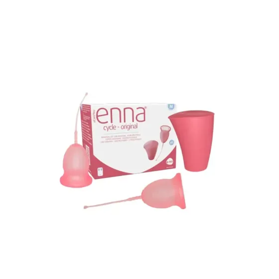 ENNA CYCLE EASY COPA MENSTRUAL TALLA M 1 UNIDAD (SIN APLICADOR) + CAJA ESTERILIZADORA