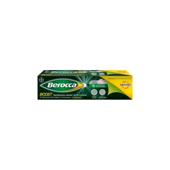 BEROCCA BOOST  15 COMPRIMIDOS EFERVESCENTES