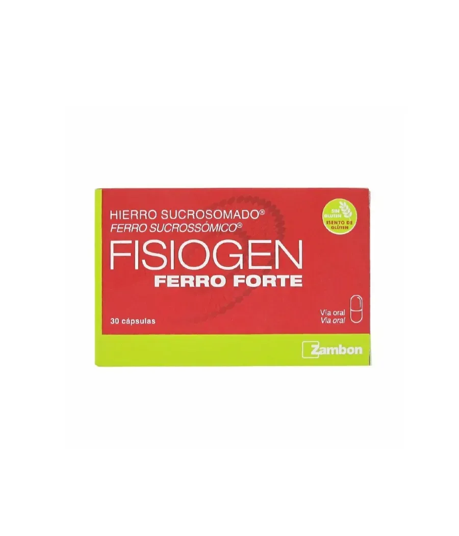FISIOGEN FERRO FORTE  30 CAPSULAS
