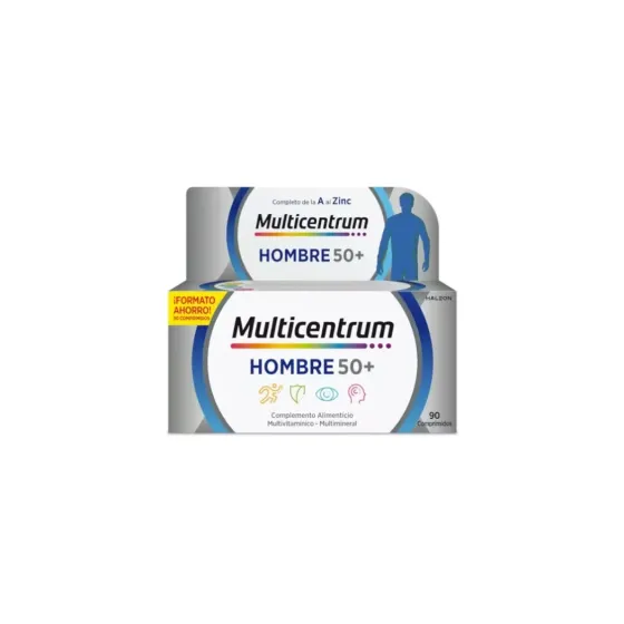MULTICENTRUM HOMBRE 50+ 90 COMPRIMIDOS