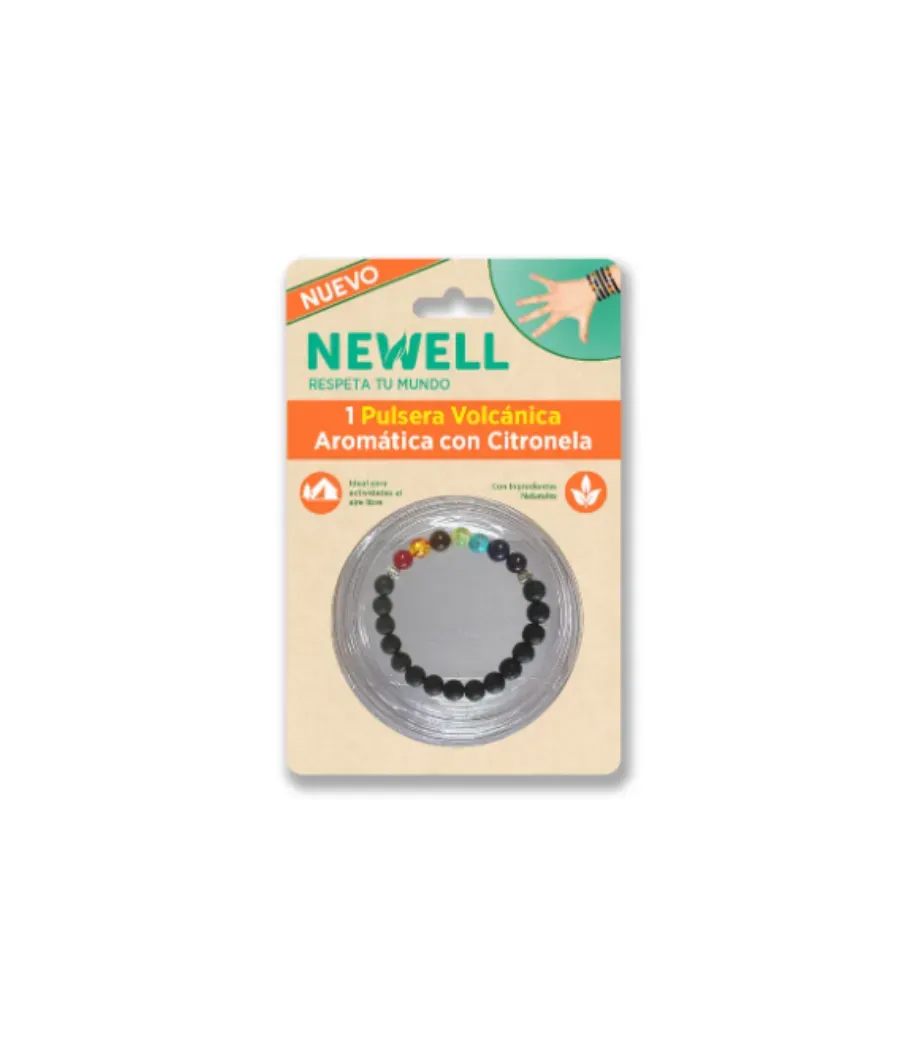NEWELL PULSERA VOLCANICA AROMATICA CON CITRONELLA  1 UNIDAD