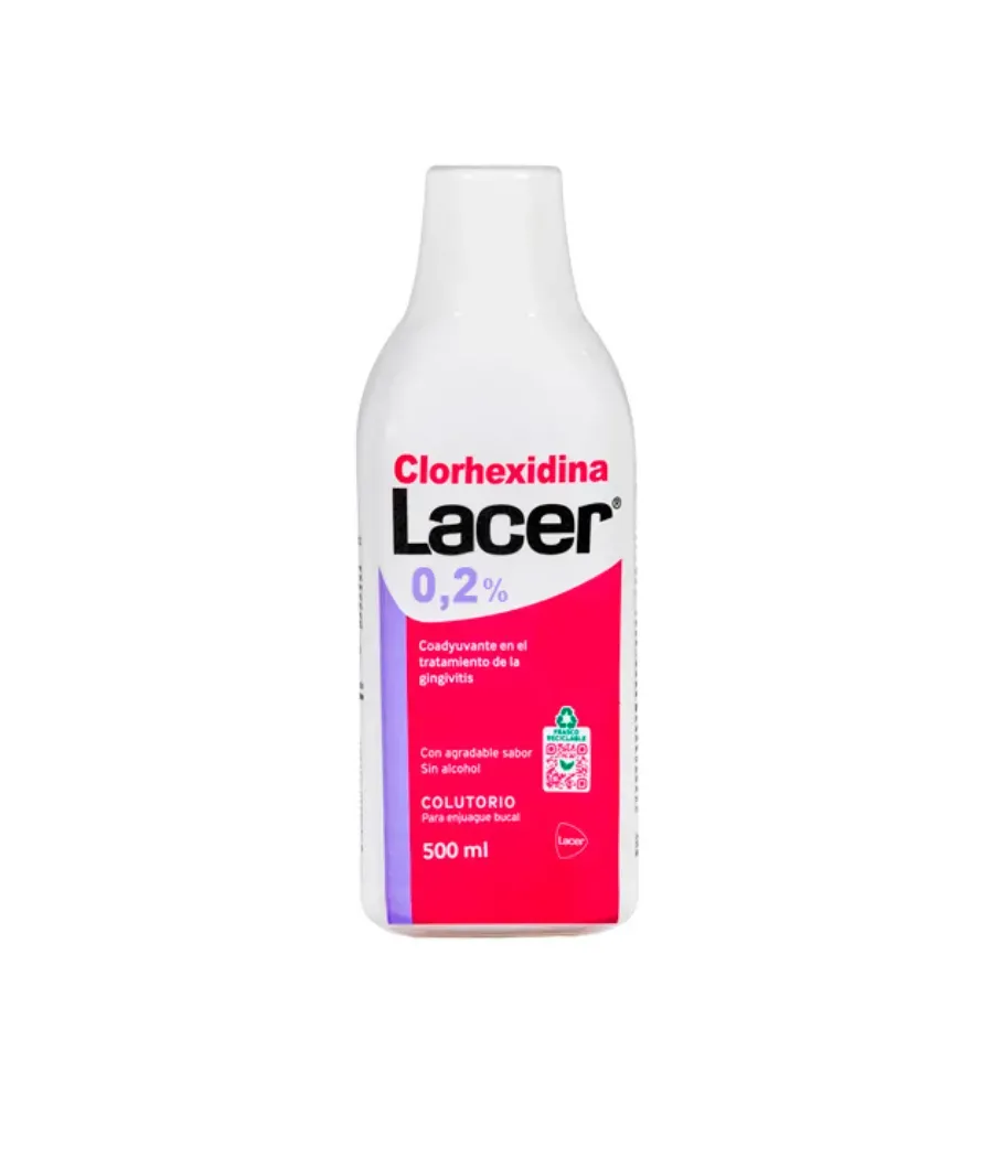 LACER COLUTORIO CLORHEXIDINA 0.2 % 500 ML