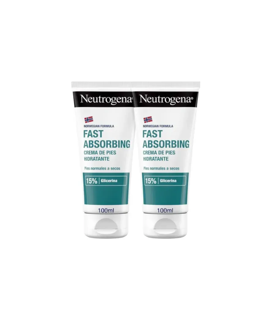NEUTROGENA CREMA PIES ABSORCION INMEDIATA 2 x 100 ML