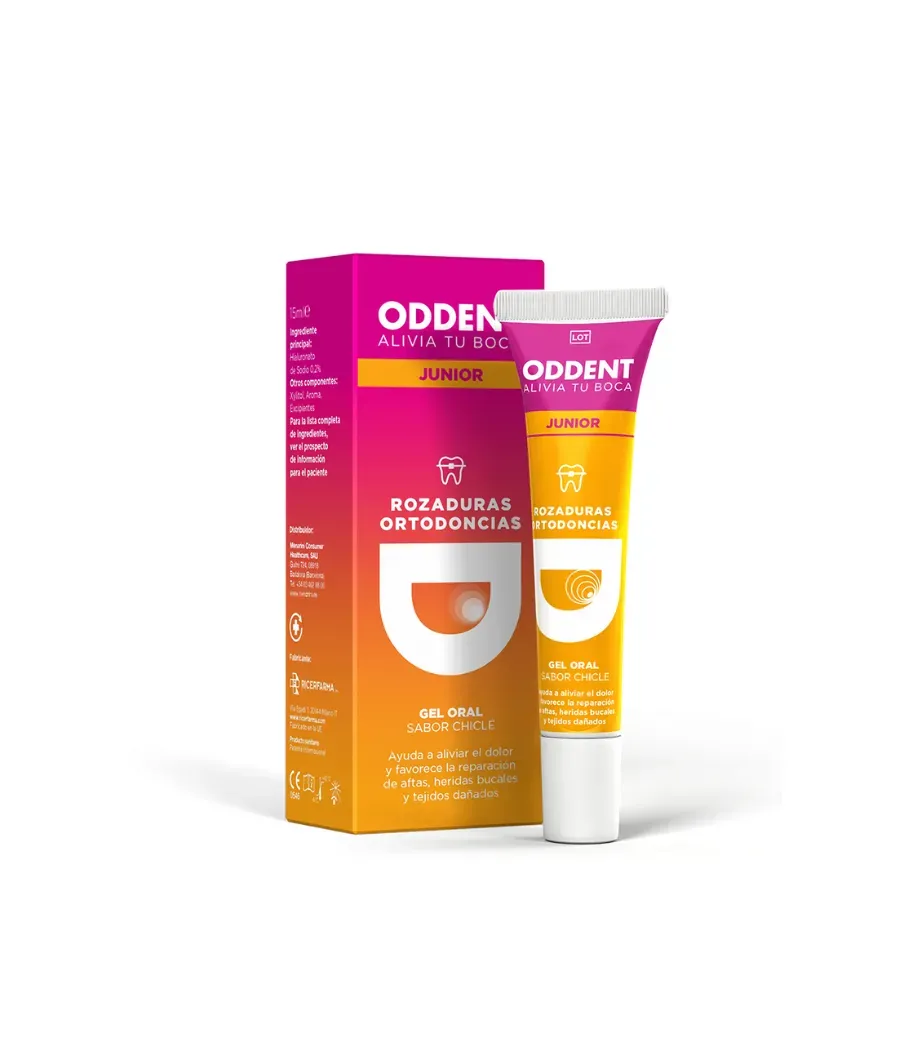 ODDENT GEL ORAL JUNIOR SABOR CHICLE 15 ML